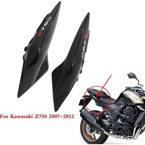 For Kawasaki Z750 2007-2009 11 12 Motorcycle Upper Rear Seat Cover Cowl Guard Protector Injection Fairing Bodywork Gloss Black