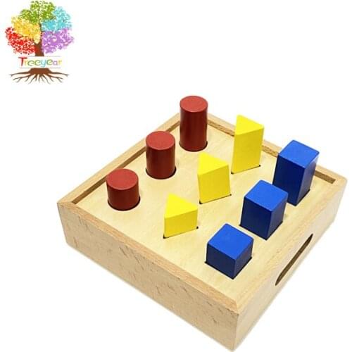Trreeyear Wooden Sorting & Stacking Toy Shape Sorter Toys for Toddlers Montessori Color Recognition Stacker Early Educational Bl