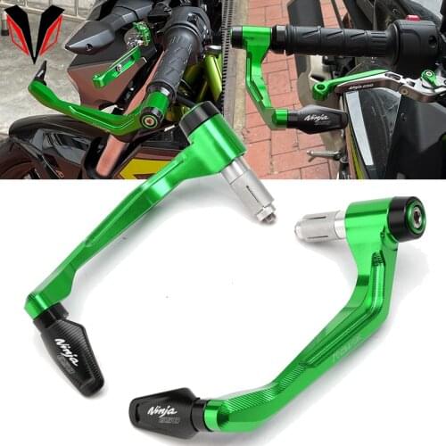 For Kawasaki Ninja 650 NINJA650 2017 2018 2019 2020 2021 CNC Aluminum Handle Bar Ends & Brake Clutch Levers Guard Protector