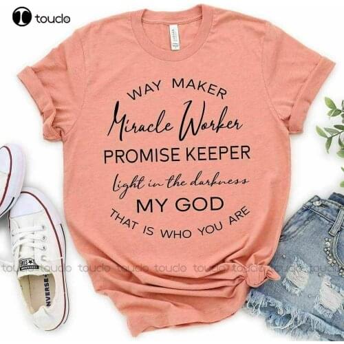 Leeland - Way Maker T-Shirt Lyrics Size S-5Xl Unisex Women Men Tee Shirt