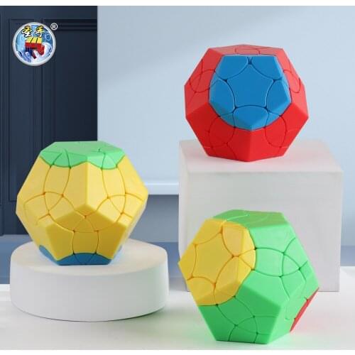 Genuine Sengso Megaminx Magic Antistress Cubes Stickerless Speed 12 Side Puzzle Magico Cubo Educational Fidget Toys For Children