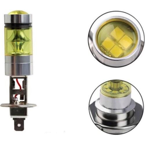 JanDeNing 2PCS H1 20-SMD Car LED Fog Light Bulbs daytime running lights Driving Lamp Bulbs 1000LM 4300K