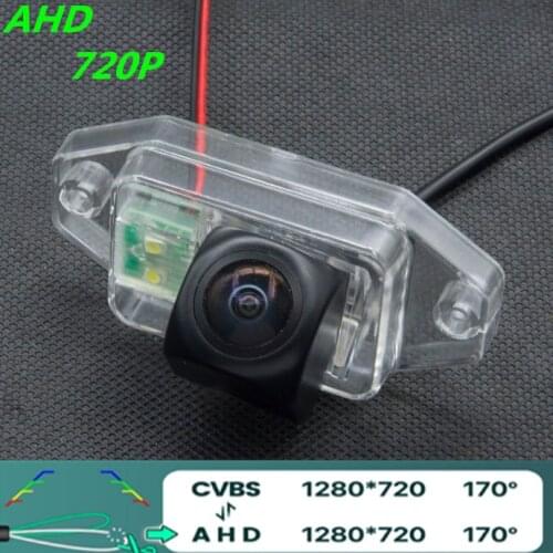 AHD 720P/1080P Fisheye Car Rear View Camera For Toyota Land Cruiser Prado 2700 4000 120 Series 2002 2003 Reverse Vehicle Camera