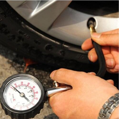Lamjad 1Pcs Car Tire Pressure Gauge Meter Precision Tyre Pressure Table For Auto Truck Bike Motorcycle Air Pressure Tester