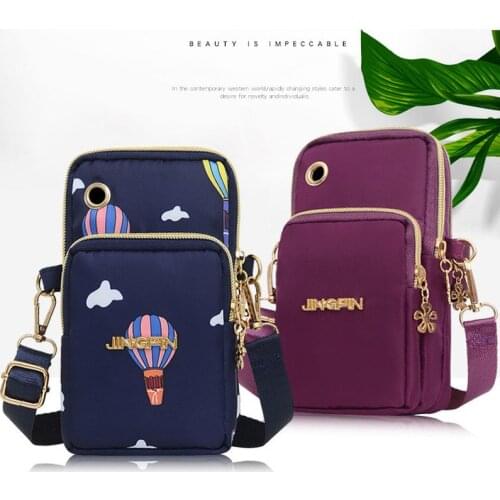 Fashion Balloon Mobile Phone Pouch Crossbody Bag for Women Shoulder Messenger Bag Female Handbags Designer Ladies Girls Clutch
