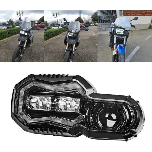 Motorcycle LED Headlight For BMW F800R F700GS F650GS F800GS Adventure Motorcycle Lights LED Projector Headlamp with DRL Assembly