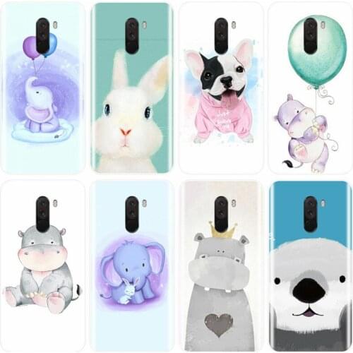 Cute cartoon animals Soft Silicone TPU Phone Case For redmi note 5A 6 7 8 Pro 4A 4X 5 5Plus 6 6A Cover Shell