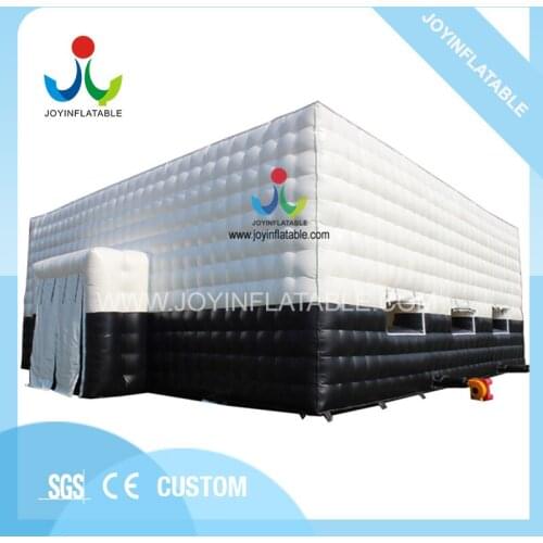 Outdoor family inflatable party cube tent with sewing technology for sale