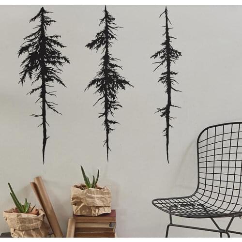 Tree Wall Decals - Halloween Decor, Modern Vinyl Decal, Unique Gift Idea, Home Decor, Ink Painting Wall Art Waterproof LR33