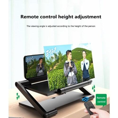 2021 New 3D Enlarger Magnifying Video Amplifier Projector Bracket Desktop Holder Stand Screen Magnifier For Phone