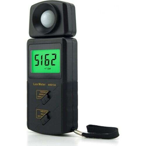 New Original SMART SENSOR AR813A Handheld LCD Screen Digital Lux Meter 1~100.000lux Luxmeter Illuminometer Light Meter