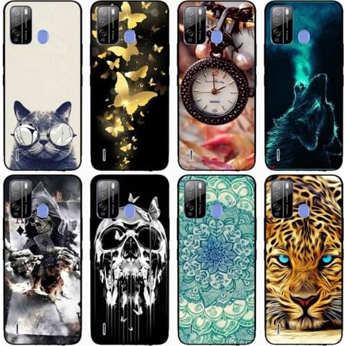 New TPU Silicon Coque Case for ITEL A48 Anti Skid Full Protective Cover for ITEL Vision A48
