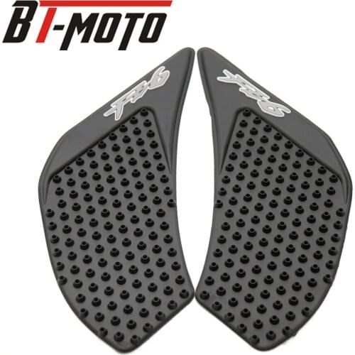 Motorcycle Fuel Tank Pad Anti Slip Protector Stickers Knee Grip Side Decals Accessories For Yamaha FZ6 FZ-6 2006 - 2010
