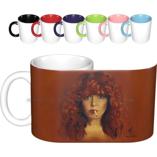 Russian Doll | Natasha Lyonne Ceramic Mugs Coffee Cups Milk Tea Mug Russiandoll Natasha Lyonne Netflix Series Creative Trending