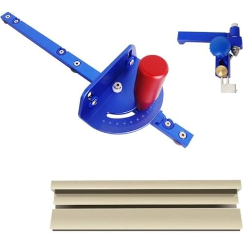 High Abrasion Resistance Table Saw Ruler Carpentry Push Rod Angle Sturdy Mitre Gauge Aluminum Alloy Woodworking Tools