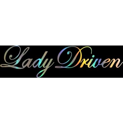 Tancredy for Motorcycle Reflective Lady Driven Stickers and Decals Auto Styling Body Window KK Vinyl Stickers Car Accessories