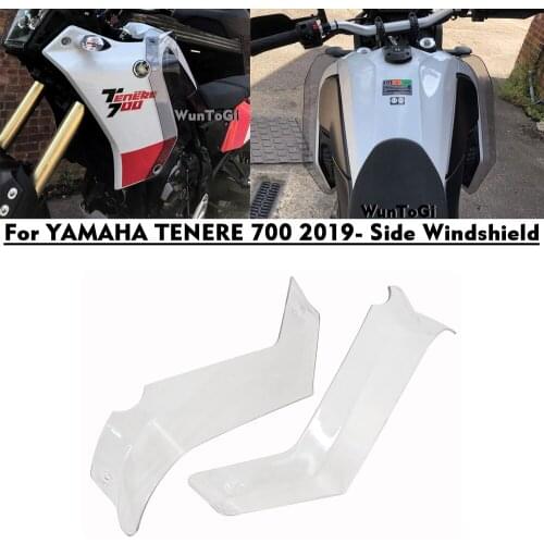 TENERE 700 Motorcycle Windshield Deflector For Yamaha Tenere 700 T7 T700 T 700 2019-2020 Side Windscreen Fairing flanks