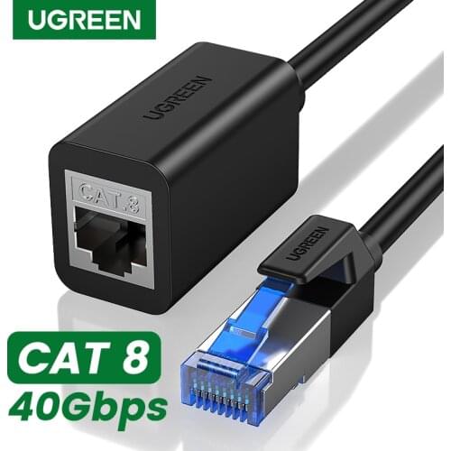 UGREEN CAT8 Cable Ethernet 40Gbps Extension Cable RJ 45 Internet Extender For Router Computer PC Laptop PS5 RJ45 Lan Patch Cord
