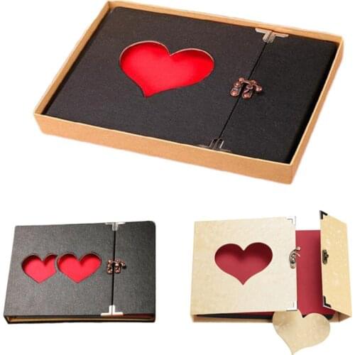 High Quality Creative DIY Album Love Series DIY AlbumDiy Handmade Photo Albums for Lover Baby Wedding Stickers Scrapbooking foto