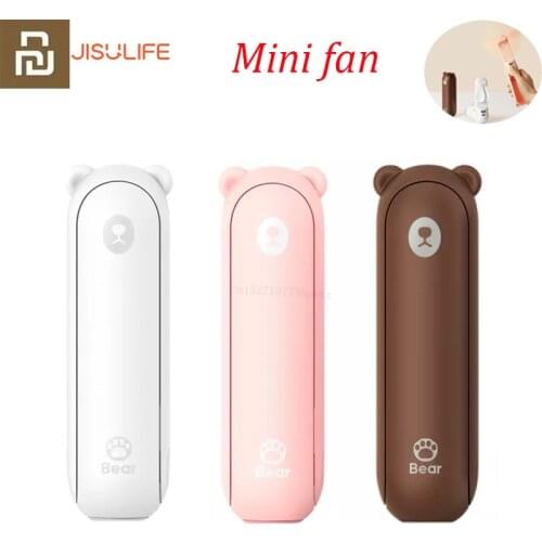Youpin JisuLife 3 in 1 Mini Fan Emergency Power Bank Powerful Flashlight 3-gear Adjustable Mini Fan with Soft Fan Blades