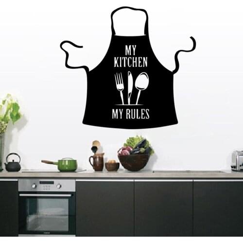 Funny kitchen Wall Sticker Removable Wall Stickers Diy Wallpaper For Living Room Kids Room Decal Creative Stickers
