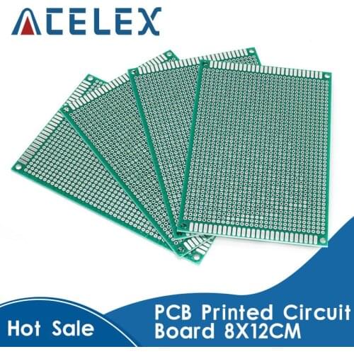 8X12 cm double-Side Copper prototype pcb 8*12 cm Universal Board for Arduino