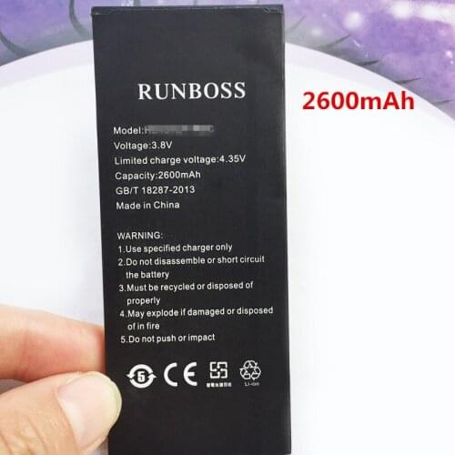 Runboss 2600mAh Replacement Battery for NBL-42A2200 for Neffos C5 TP701A B C E Mobile Phone Batterie