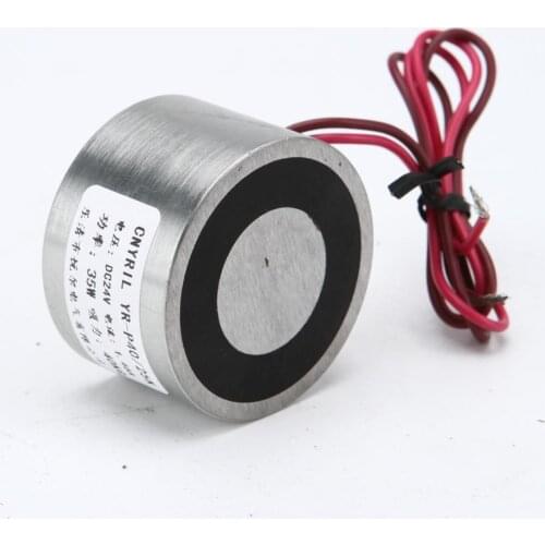 YR-SP40/25K permanent magnet electromagnet 40KG power loss electromagnet electric suction cup power off degaussing