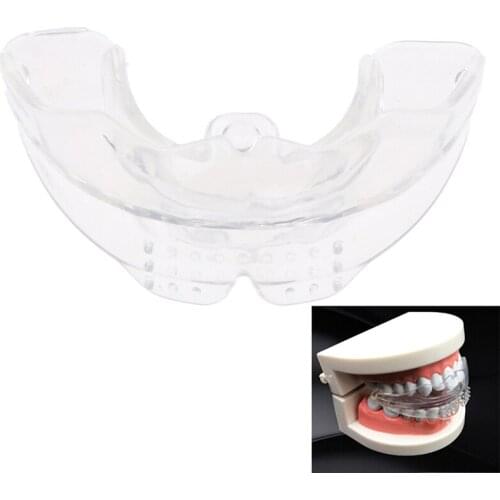Mouth Guard Tools 1pc Dental Transparent Silicone Orthodontic Teeth Retainer Dental Corrector Braces