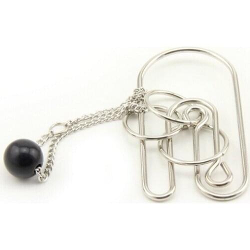 Classic Metal String Ball Wire Puzzle Magic IQ Brain Teaser Puzzles Game for Adults Children
