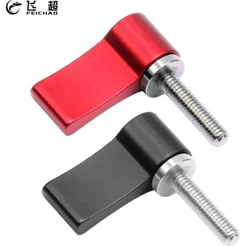 Pack of 2 M4 M5 Thread Aluminum Screw 17mm 20mm 25mm Adjustable Handle Wrench Wing Lock Adapter Wrench Camera Clamp Accessories