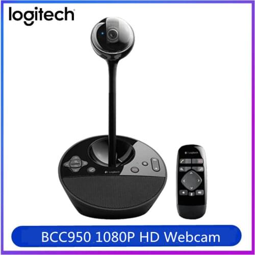 Original Logitech BCC950 Conference Cam Full HD 1080P Video Webcam with Built-In Speakerphone for Home offices