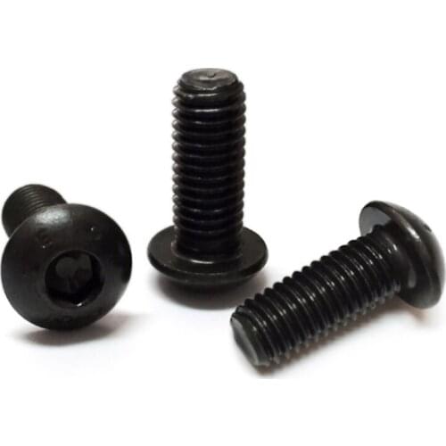 M3x7mm Thread Button Head Hex Socket Cap Screw Bolt 100pcs Drop shipping