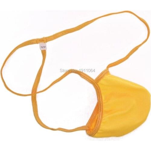 Mens Pouch String Thong Bulge Enhancer Low Rise T Back swim fabric g1791