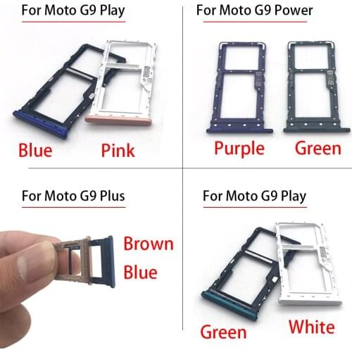 New Sim Card slot tray Holder For Motorola Moto G9 Plus / G9 Play / G9 Power Repair Part