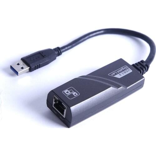 Wired USB 3.0 To Gigabit Ethernet RJ45 LAN (10/100/1000) Mbps Network Adapter Ethernet Network Card For PC Wholesales