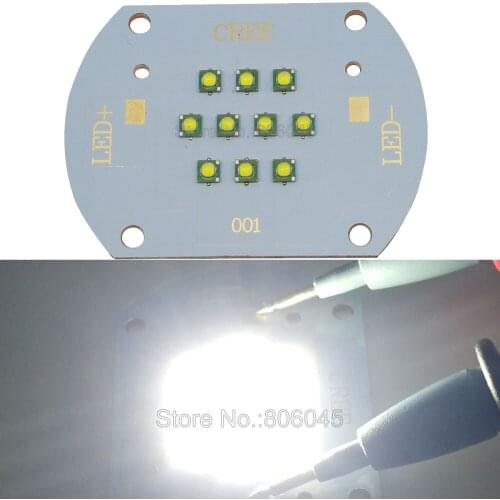 30W CREE XP-E XPE Cool White 6500K 10-LED 10 Chips Multi-Chip Intergrated LED Emitter Light DC 30-36V 1000mA High Power LED Lamp
