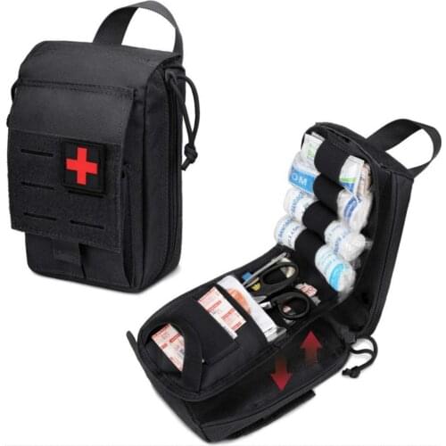 Tactical Rip Away First Aid Pouch, Molle EMT Bag Survival IFAK Pouches Blow Out Emergency Medical Organizer