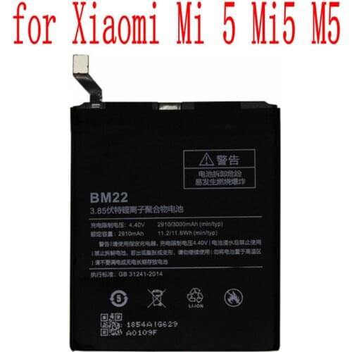 High Quality 3000mAh BM22 Battery for Xiaomi Mi 5 Mi5 M5 Cell Phone