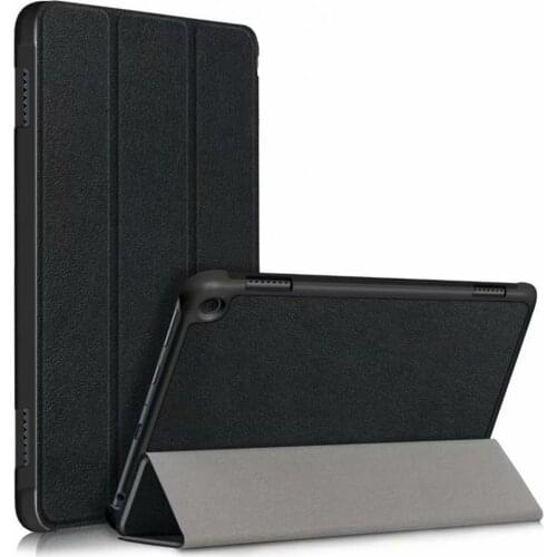 Protective Case Slim Foldable Faux Leather E-book Cover Shell Stand for Amazon Kindle Fire HD8/HD8PLUS/2020