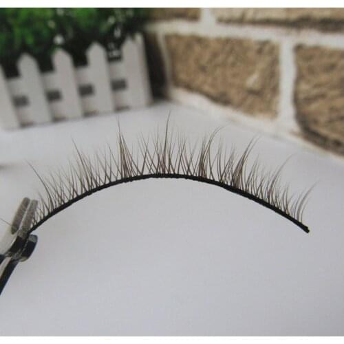 10 pairs of 3D mink natural ultra short false eyelashes dramatic black brown false eyelashes makeup eyelashes