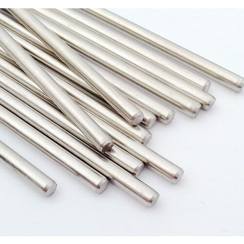 10pcs 10-160mm Φ2.5mm Stainless Steel Shaft Toy Model Car Transmission Gear Connecting Axle for DIY Accessories