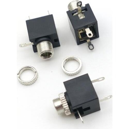 100PCS 3.5mm Mono Female Switched Socket Solder Panel Jack wholesale
