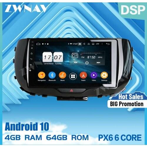 2 din PX6 IPS touch screen Android 10.0 Car Multimedia player For KIA SOUL 2020 video audio radio stereo WiFi GPS navi head unit