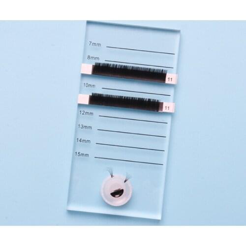 200pcs Acrylic False Eyelashes Stand Pad Pallet Lashes Holder with Tick Mark Fake Lashes Extension Essential Tool hot