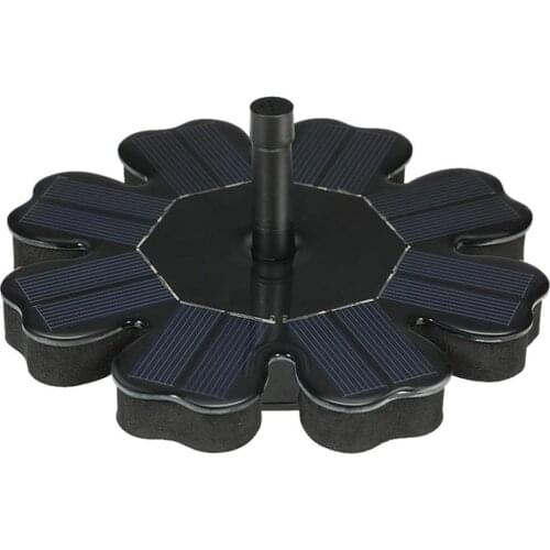 7V Solar Power Fountain Water Pump Floating Panel Garden Pool Pond Watering Kit Bird Bath