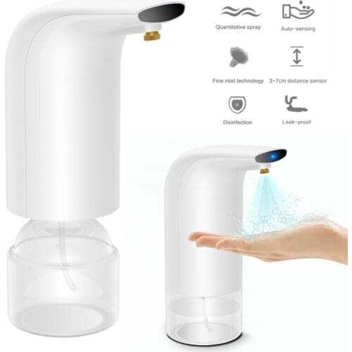 Automatic Alcohol Dispenser Touchless Spray Machine USB Charging 300ml Soap Sensor Dispenser Hand Sanitizer Dispenser For Home
