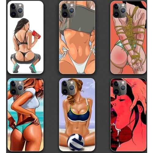 Cover for iphone XS 11 Pro Max XR X 6 6S 7 7S 8 Plus 5 5se SE 2020 5C Ipod Touch 5 6 7 Beach beauties Bikini Woman girl case