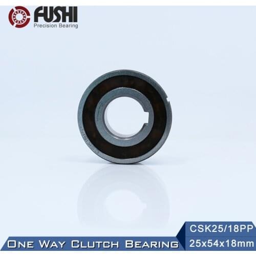 CSK25/18PP One Way Bearing Clutches 25*54*18mm ( 1 PC) With Keyway FreeWheel Clutch Bearings