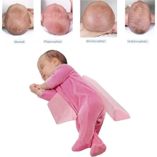 Newborn Baby Shaping Styling Pillow Anti-rollover Side Sleeping Pillow Triangle Infant Baby Positioning Pillow For 0-6 Months